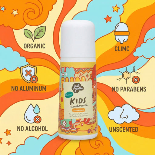 Just Gentle Organic Kids Deodorant - Unscented - Just Gentle