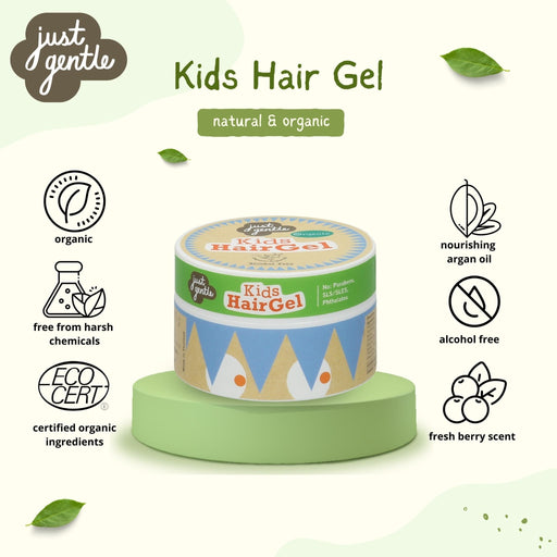 Just Gentle Organic Kids Hair Gel - 45gm - Just Gentle