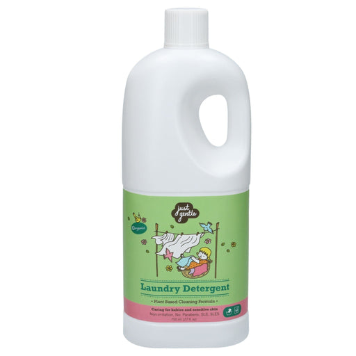 Just Gentle Organic Plant-Based Laundry Detergent 750ml - Eco-Friendly and Effective Cleaning - Just Gentle Middle East