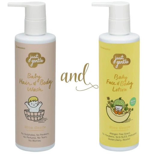 Just Gentle Organic PureCalm Baby Bliss Set - Just Gentle Middle East
