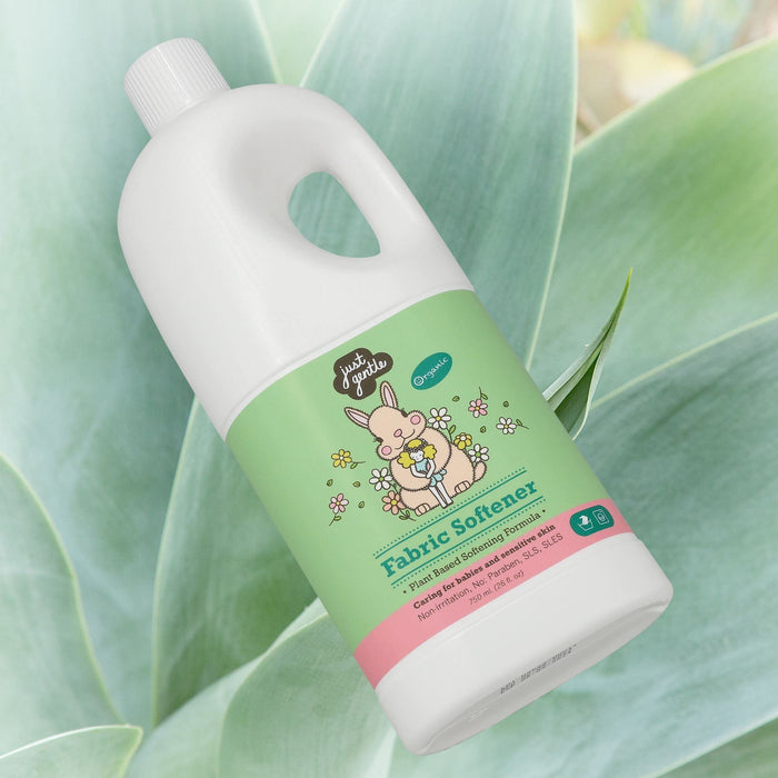 Just Gentle Plant-Based Natural Fabric Softener (750ml) - Eco-Friendly and Gentle Fabric Care - Just Gentle Middle East