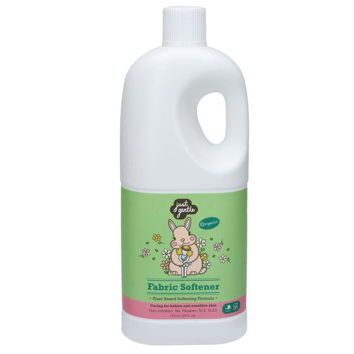 Just Gentle Plant-Based Natural Fabric Softener (750ml) - Eco-Friendly and Gentle Fabric Care - Just Gentle