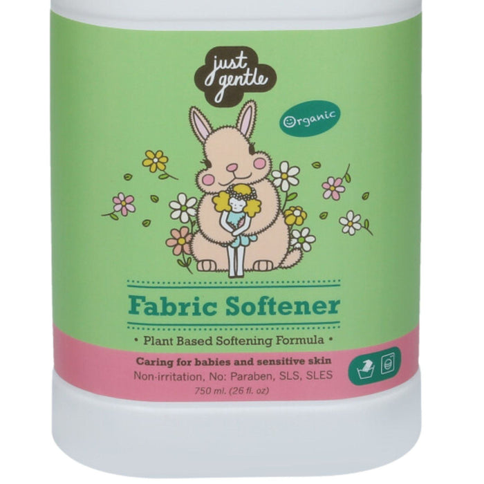 Just Gentle Plant-Based Natural Fabric Softener (750ml) - Eco-Friendly and Gentle Fabric Care - Just Gentle