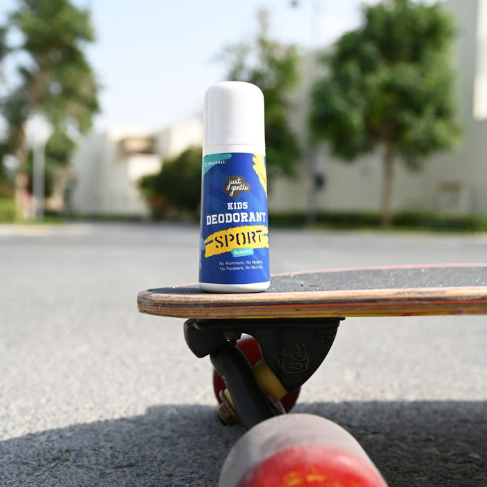 Just Gentle Sport Edition Kids Deodorant - Active and Fresh Protection - Just Gentle Middle East