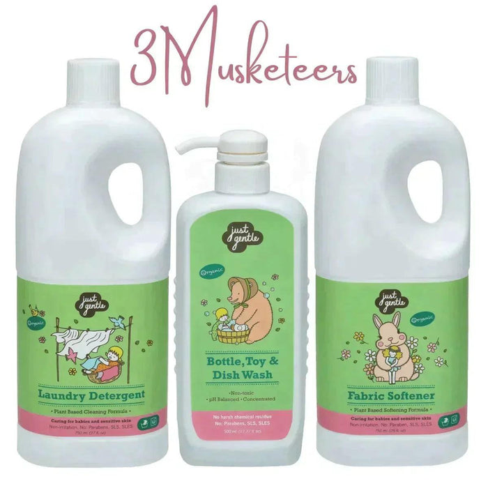 Just Gentle The 3 Musketeers - Essential Trio for Gentle Care - Just Gentle