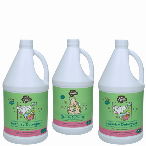 Just Gentle Value Laundry Pack (3x3 Litres) - Eco-Friendly Detergent and Softener Combo - Just Gentle Middle East